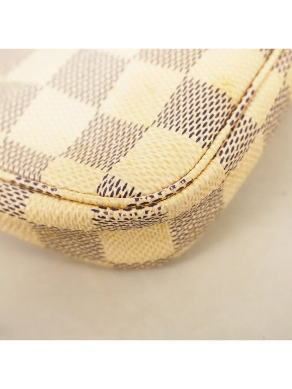 Louis Vuitton Pouch Damier Azur Mini Pochette White